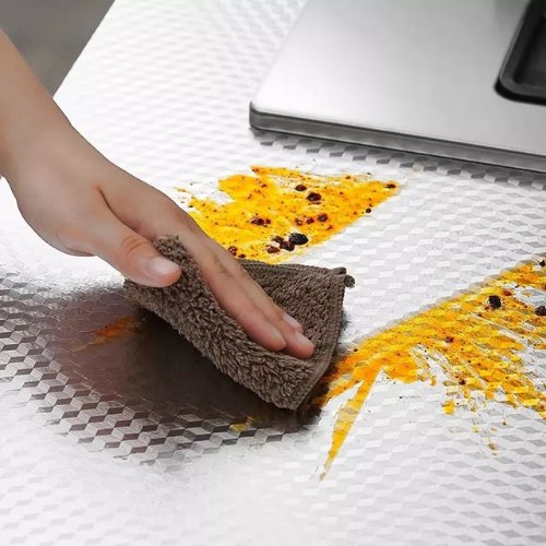 Aluminum foil waterproof paper kitchen stickers silver 40x3meter.