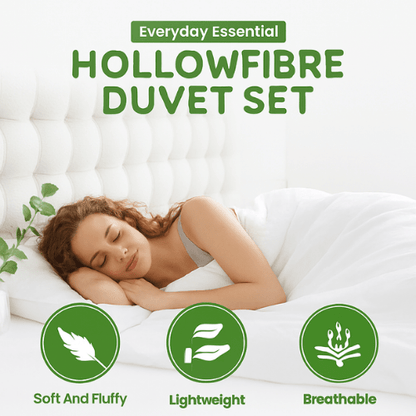 Bundle & Safe QUEEN SIZE Soft 1 Duvet (200*230cm) with 2 Pieces Pillow (50*75cm) in vacuum - packed. - BusDeals