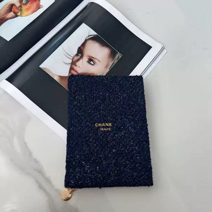 Chanel Beaute Navy Tweed Notebook - BusDeals