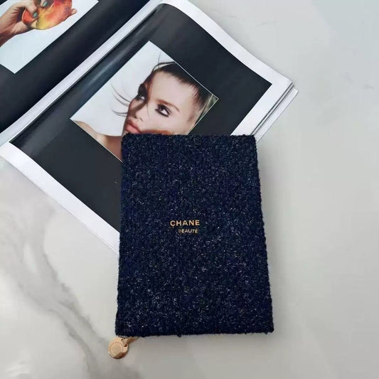 Chanel Beaute Navy Tweed Notebook - BusDeals