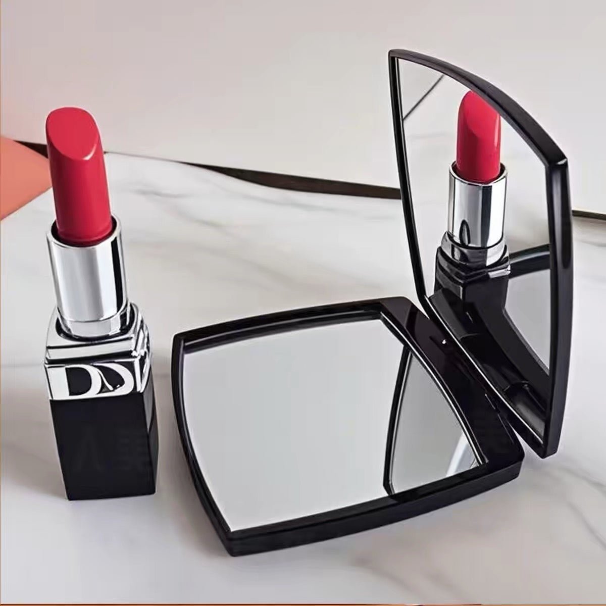 Chanel Beauty Black Square Mirror Gift - BusDeals