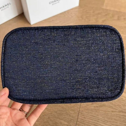 Chanel Beauty Holiday Cosmetic Bag Blue - BusDeals