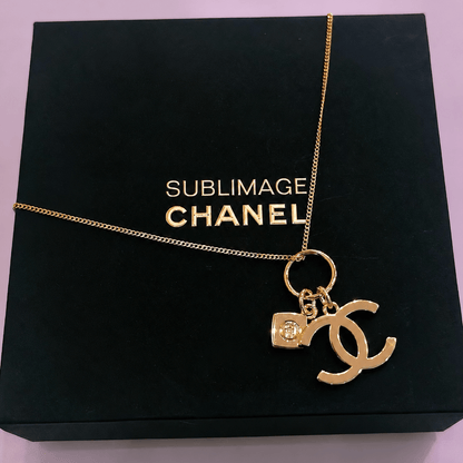 Chanel Beauty Pendant Necklace DIY with Gift Box - BusDeals