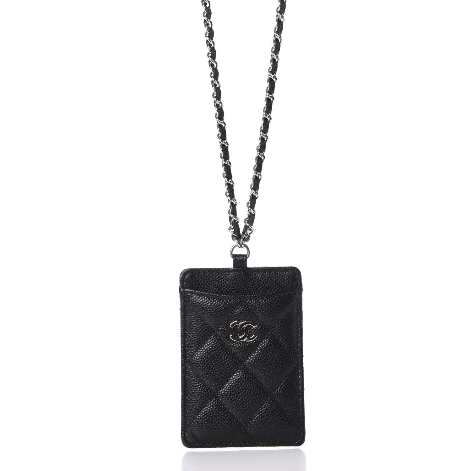 Chanel Beauty Rhombus card holder with a chain lanyard - BusDeals