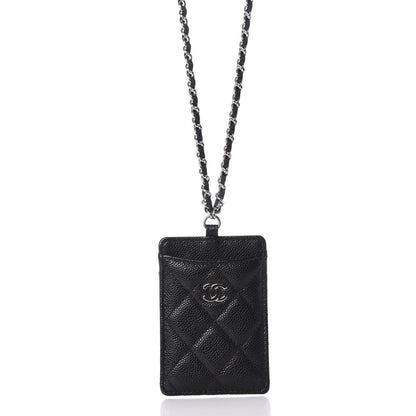 Chanel Beauty Rhombus card holder with a chain lanyard - BusDeals