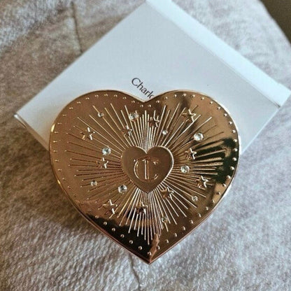 Charlotte Tilbury Heart Shape Makeup Compact Mirror, shopping bag - BusDeals