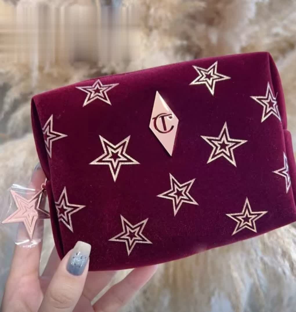 Charlotte Tilbury Star Icon Velvet Pouch - BusDeals