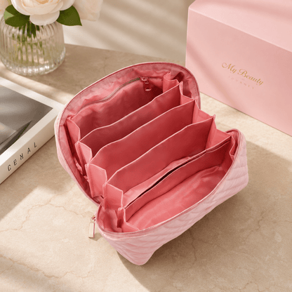 Charlotte Tilbury Velvet Large Organizer Bag Pink - BusDeals