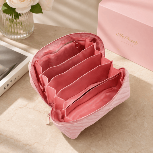 Charlotte Tilbury Velvet Large Organizer Bag Pink - BusDeals