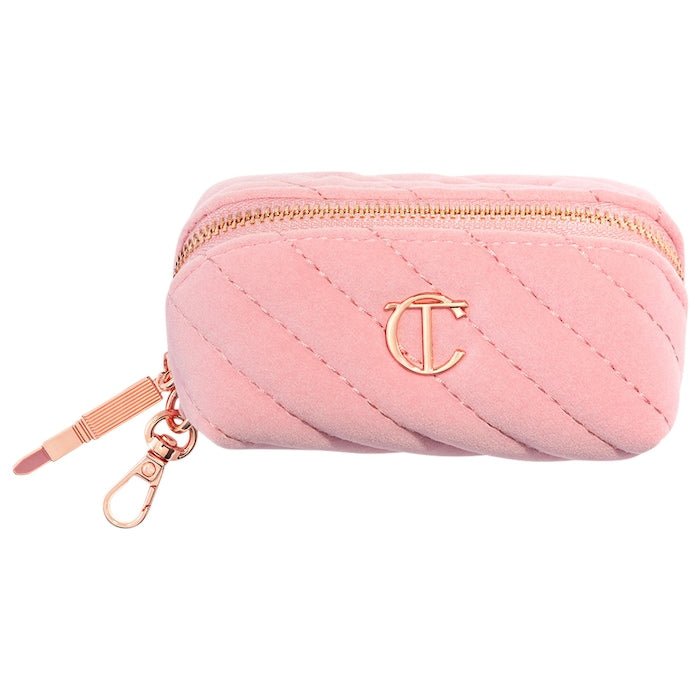 Charlotte Tilbury Velvet Small Organizer Bag Pink - BusDeals
