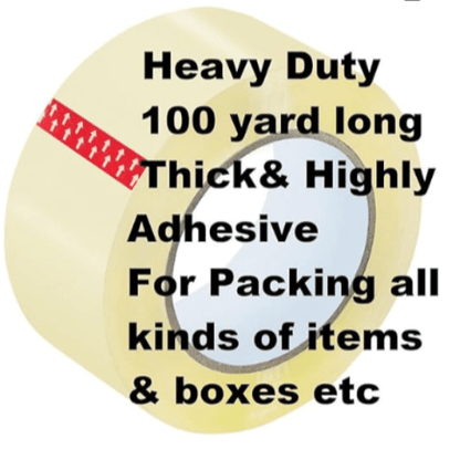 Clear Packing Tape - 2 Inches x 100 Yards, Office Supplies - BusDeals