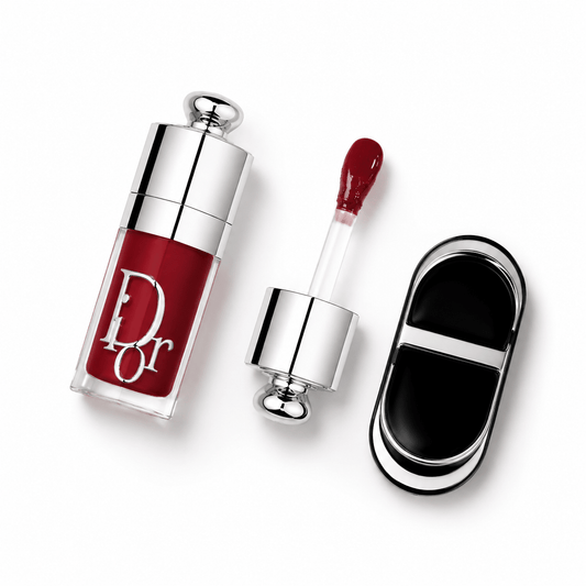 Dior Addict Lip Glow Oil Black Cherry 104 with gift mobile mirror - BusDeals