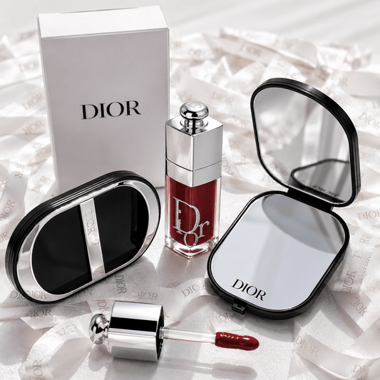 Dior Addict Lip Glow Oil Black Cherry 104 with gift mobile mirror - BusDeals