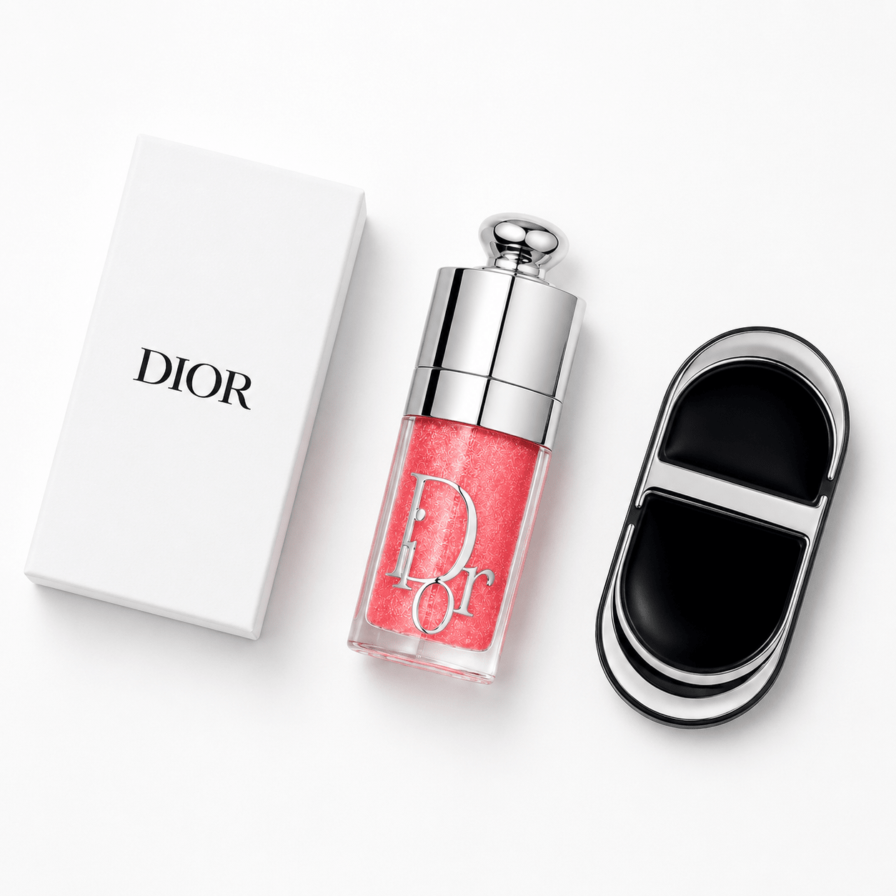 Dior Addict Lip Glow Oil Candy 077 Rosy Candy with gift mobile mirror - BusDeals