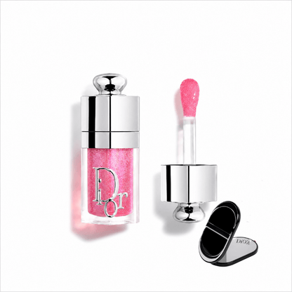 Dior Addict Lip Glow Oil Fizzy Pink 072 with gift mobile mirror - BusDeals