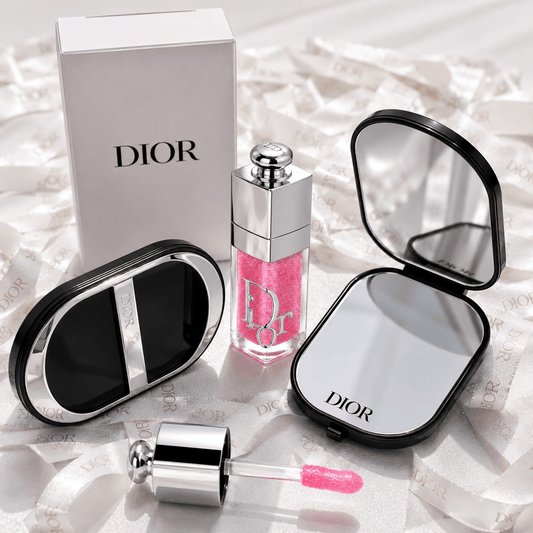 Dior Addict Lip Glow Oil Fizzy Pink 072 with gift mobile mirror - BusDeals
