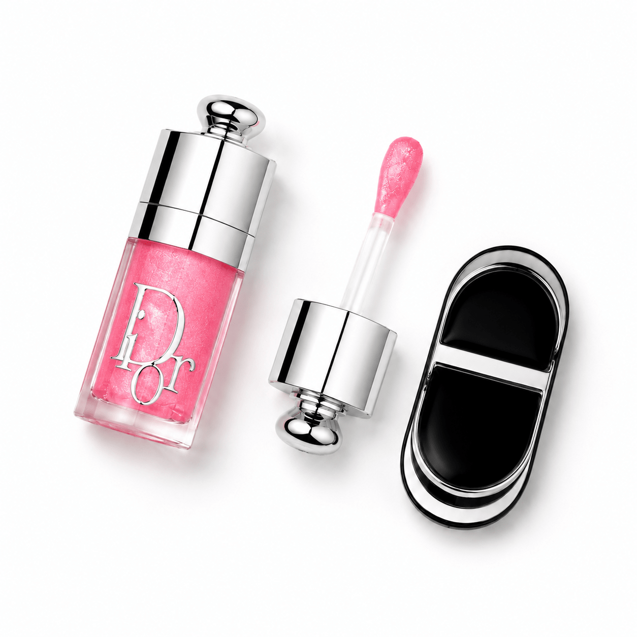Dior Addict Lip Glow Oil Fizzy Pink 072 with gift mobile mirror - BusDeals
