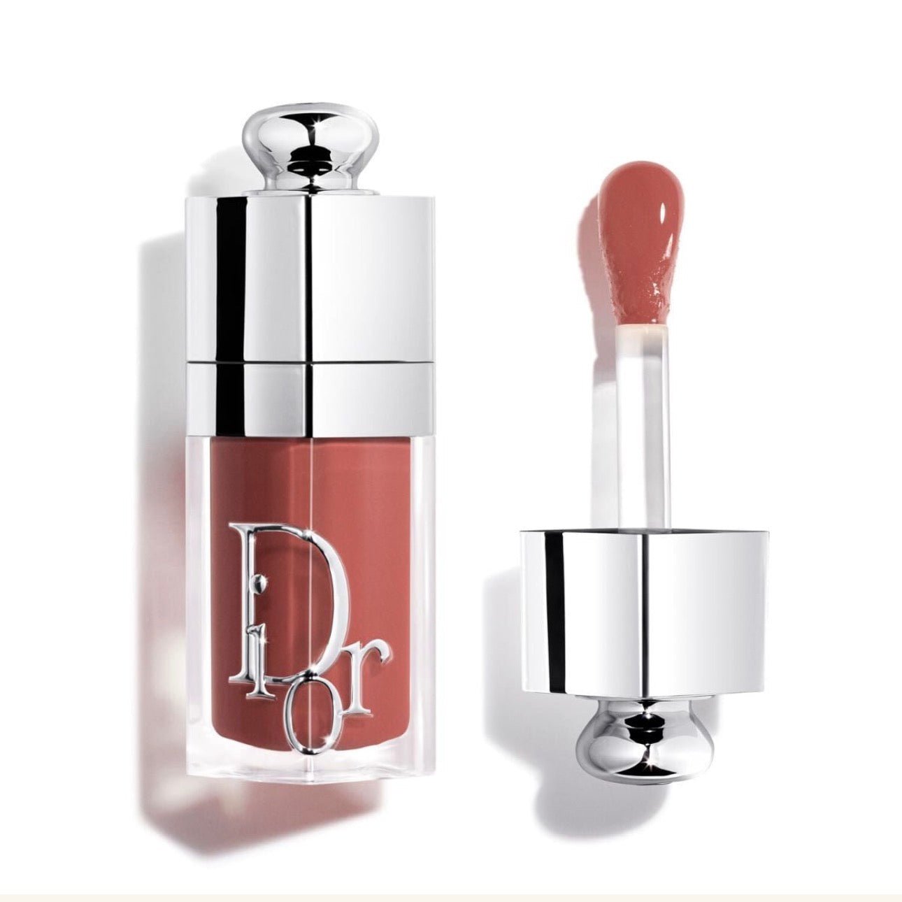 Dior Addict Lip Glow Oil Latte 081 with Mobile Mirror and Bag - BusDeals