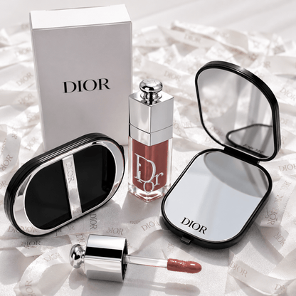 Dior Addict Lip Glow Oil Latte 081 with Mobile Mirror and Bag - BusDeals