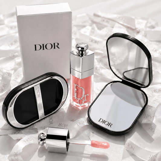 Dior Addict Lip Glow Oil RoseWood 012 with Mobile Mirror and Bag - BusDeals