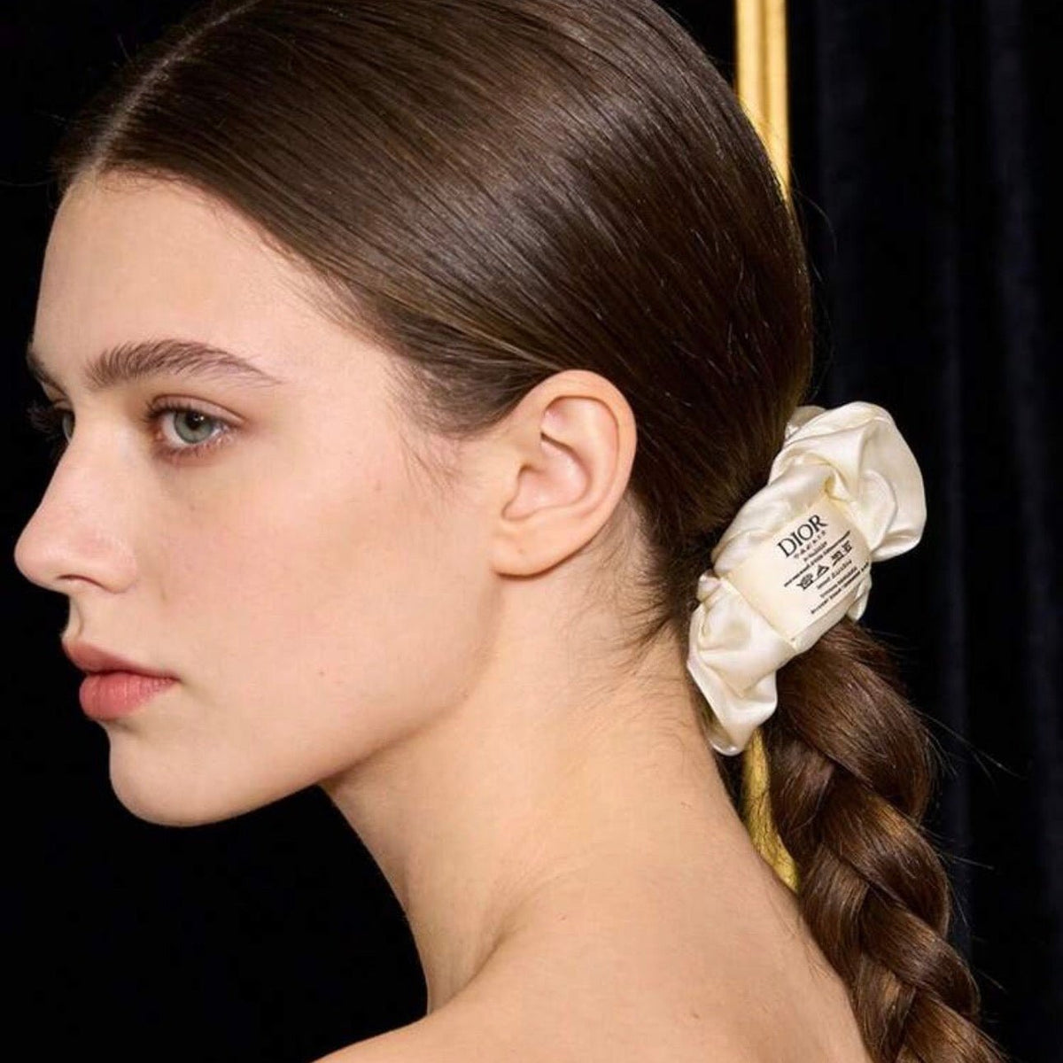 Dior Beauté VIP Satin Scrunchie - Boutique Exclusive Gift - BusDeals
