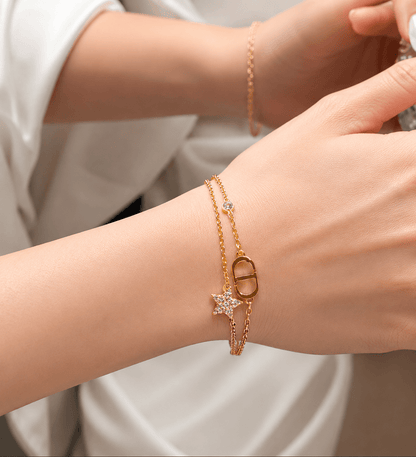 Dior Beauty CD logo Bracelet with Shopping Bag - BusDeals