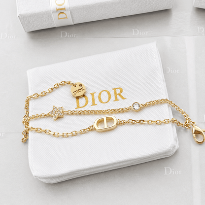 Dior Beauty CD logo Bracelet with Shopping Bag - BusDeals