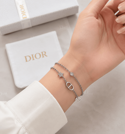 Dior Beauty CD logo Bracelet with Shopping bag - BusDeals