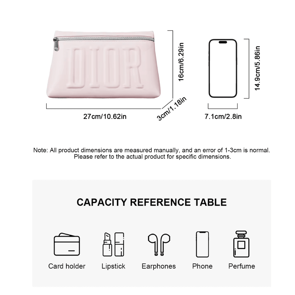 Dior Beauty Counter Gift Elegant Pouch Pink - BusDeals