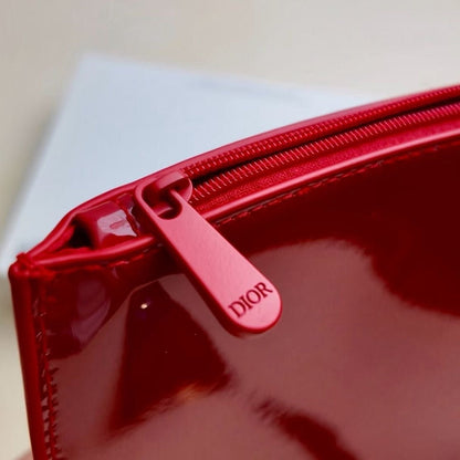 Dior Beauty Counter Gift Vanity Red Pouch - BusDeals