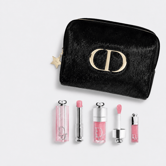 Dior Beauty Gift Set Small Velvet Cosmetic Bag with Duo 001 set - BusDeals
