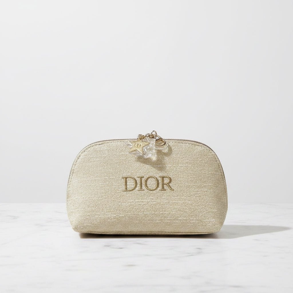 Dior Beauty Gold Pouch Holiday Clutch 18x16x5cm - BusDeals