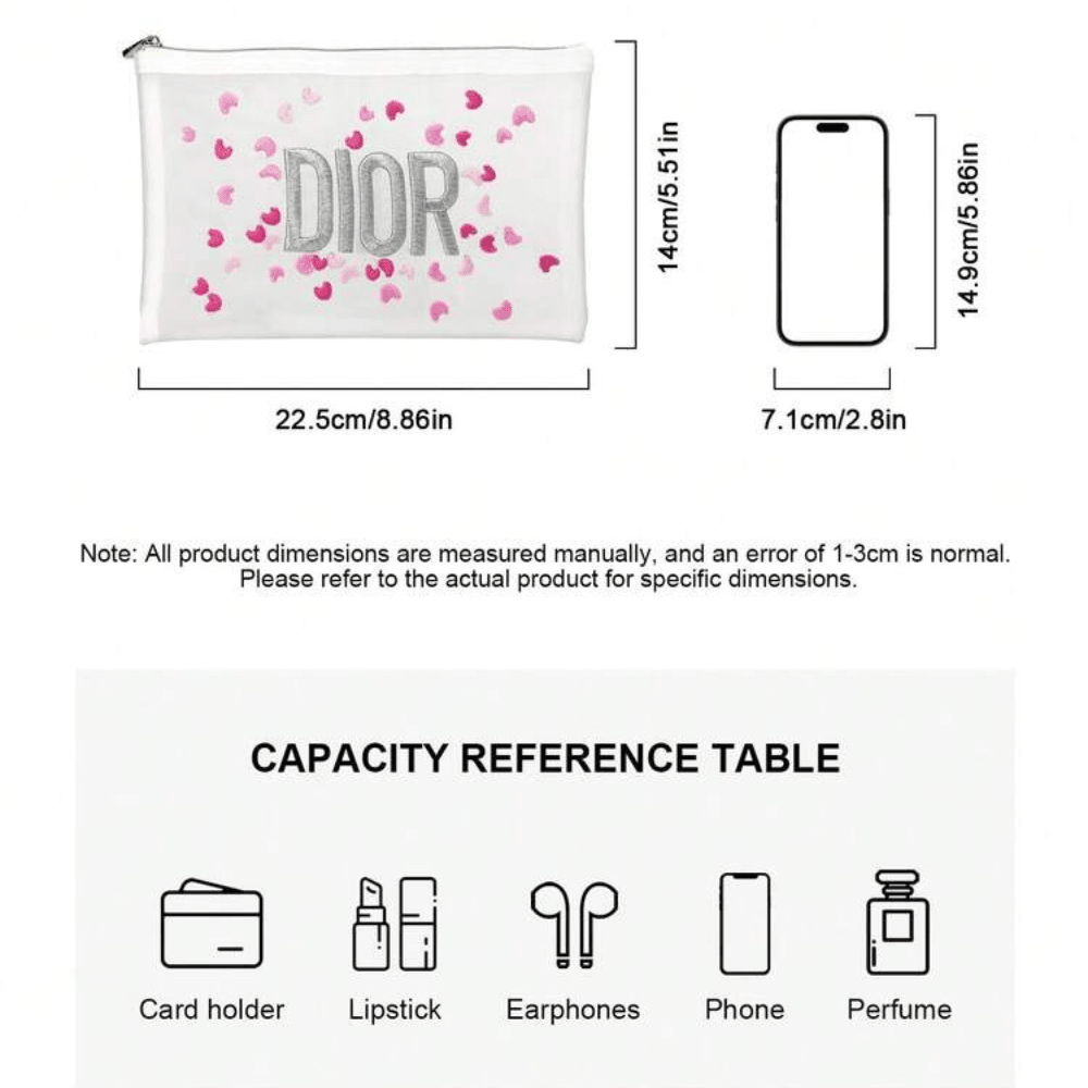 Dior Beauty Limited Mesh Small Counter Makeup Gift Bag - BusDeals