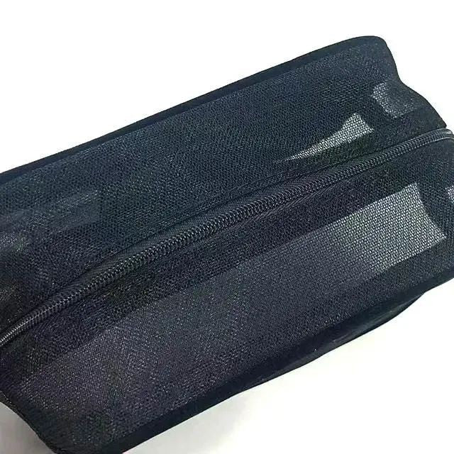 Dior Beauty Mesh Cosmetic Pouch Black - BusDeals