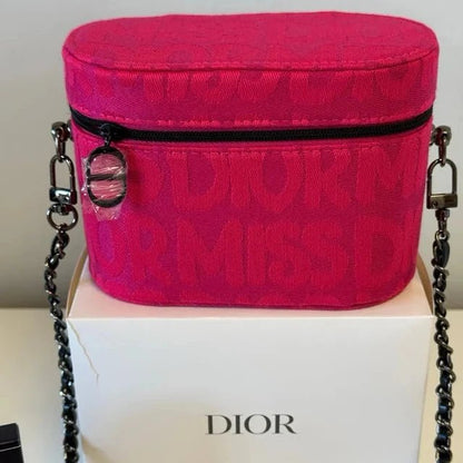 Dior Beauty Miss Dior Bag Transformed to Crossbody Bag- Dark Pink - BusDeals