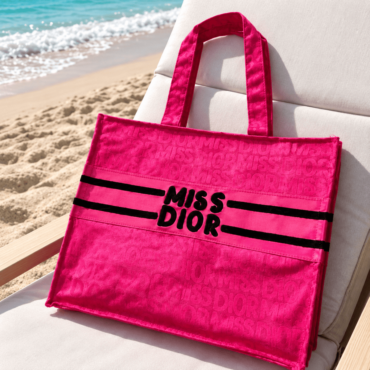 Dior Beauty Miss Dior Tote Bag - Dark Pink - BusDeals