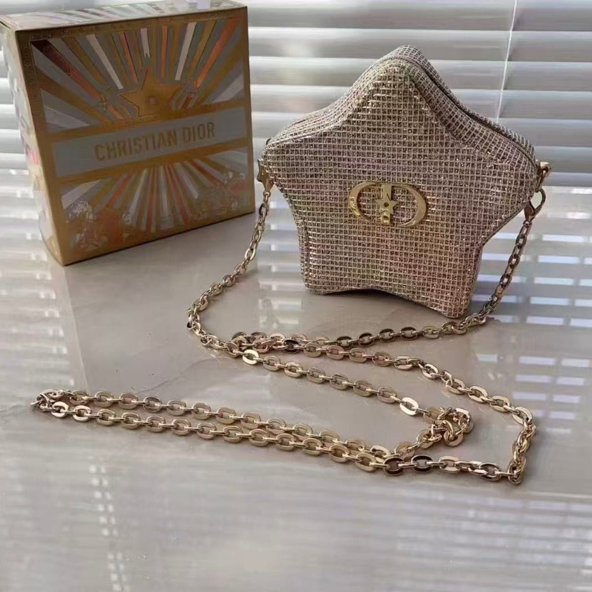 Dior Beauty Pouch Star Bag- Transformed to Crossbody Bag - BusDeals