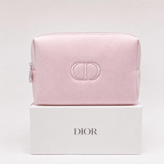 Dior Counter Gift Blooming Bouquet Pouch, Cotton Embroidered Logo - BusDeals