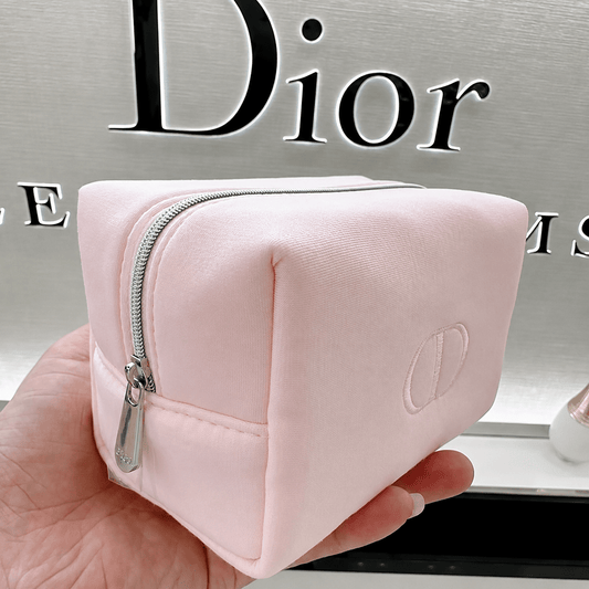 Dior Counter Gift Blooming Bouquet Pouch, Cotton Embroidered Logo - BusDeals