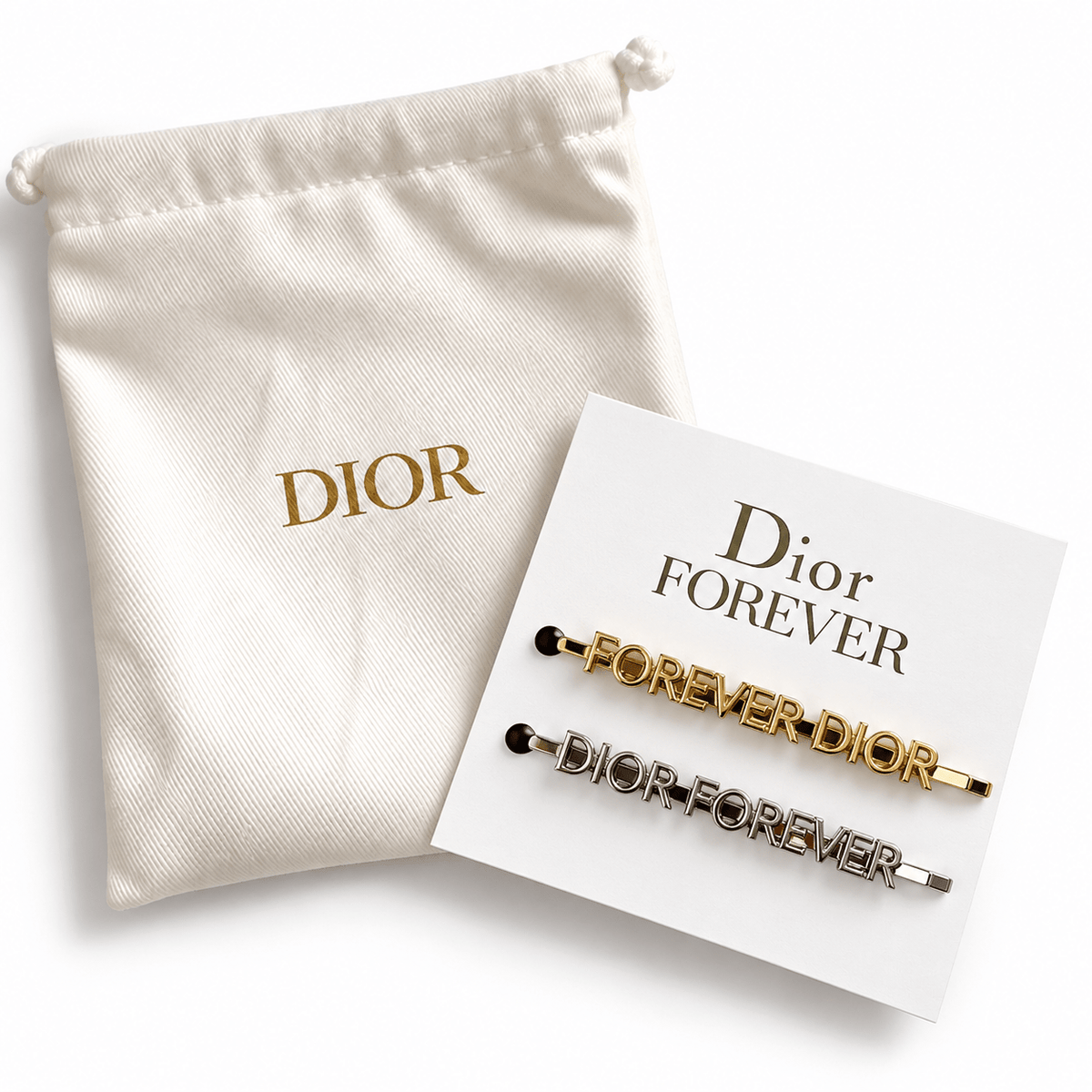 Dior Forever Beauty 2 Pieces Set Hair Clips - BusDeals