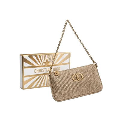 Dior GWP Christmas Collection Shoulder Bag with Chain – Limited Edition Evening Bag - BusDeals