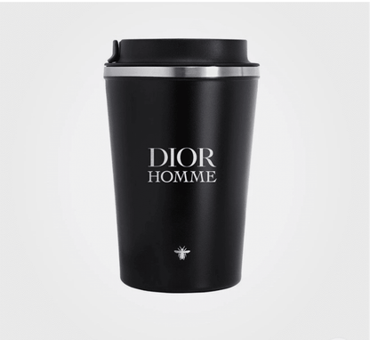 DIOR HOMME Tumbler Mug Travel Stainless Steel Thermal Coffee Tea Novelty NIB with Shopping Bag - BusDeals