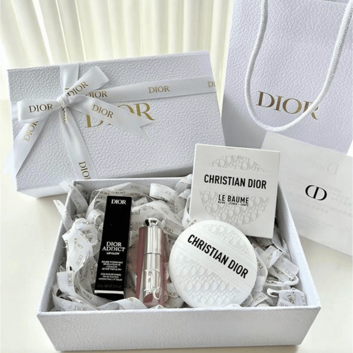 Dior Limited Edition Cream for Hands, Lips and Body and Lip Balm in Gift Box - BusDeals