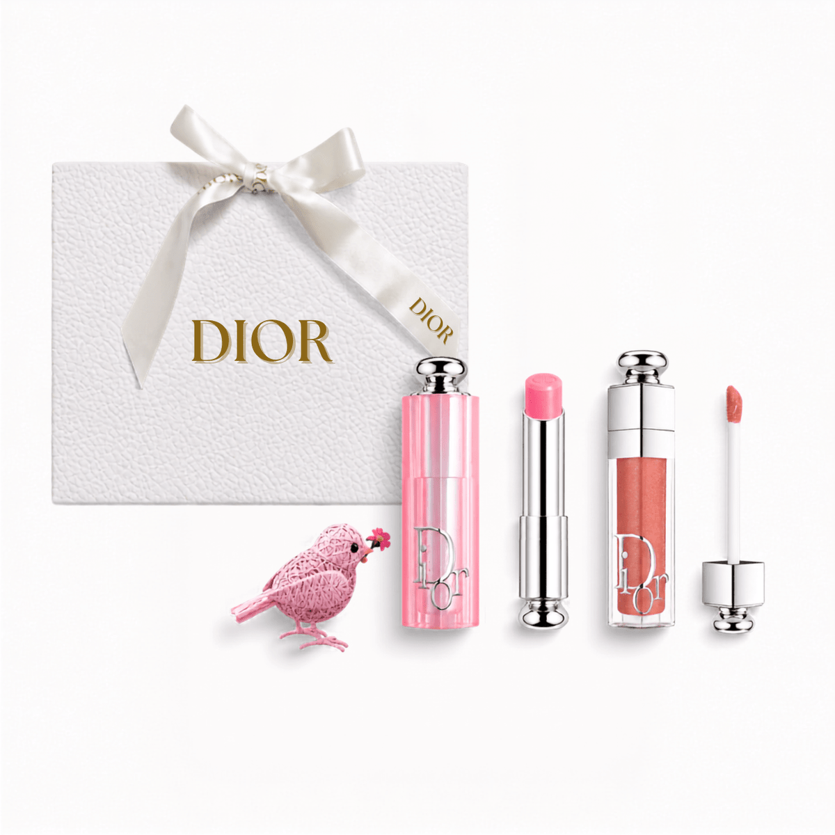 Dior Lip balm (001 Pink) and Lip Maximizer 038, Gift bag - BusDeals