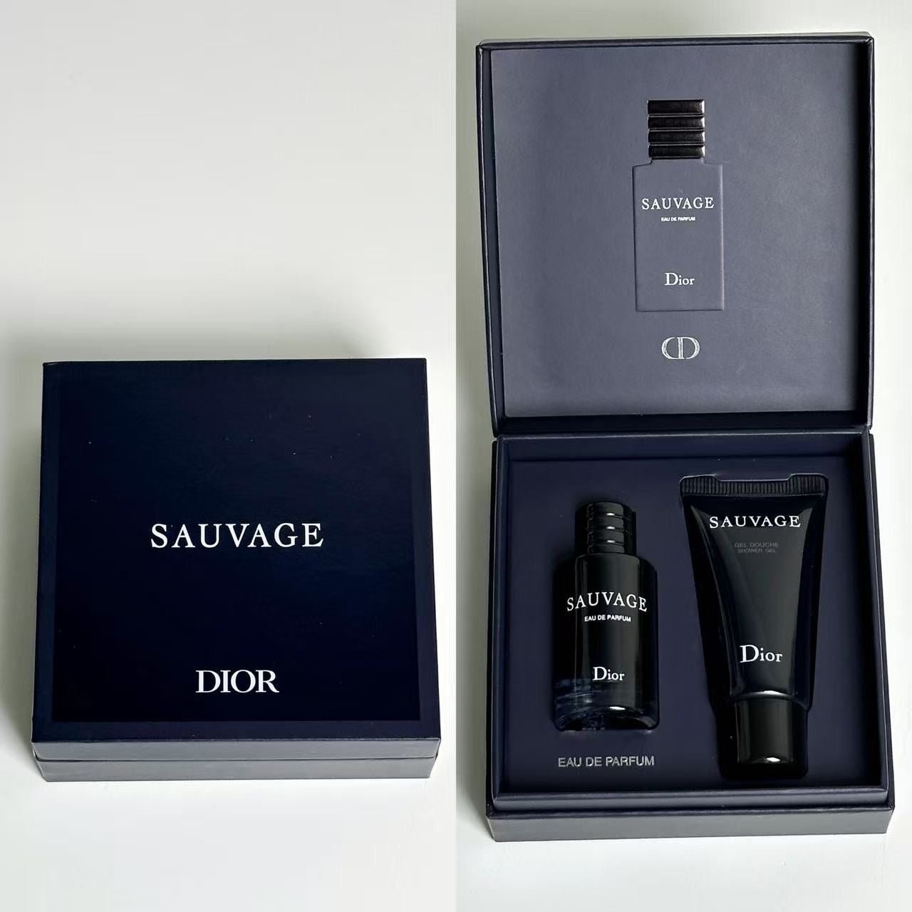 Dior Sauvage EDP 10 ML + Shower Gel 20 ML, with Gift Shopping bag - BusDeals