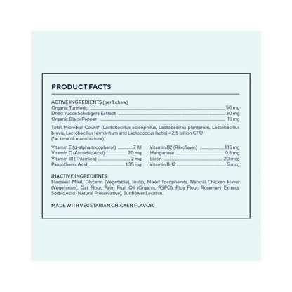 Dog Probiotic Chewable Tablets, Chicken Flavor 30 Chews - BusDeals