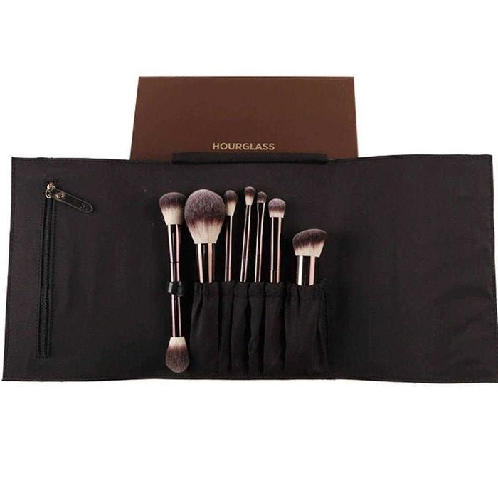 Hourglass Vegan Face & Eye Travel Brush Set 7 pcs in a gift box - BusDeals