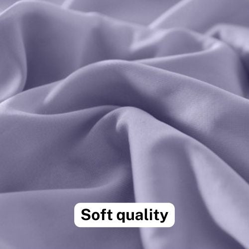 Icy Silky Summer Cool Quilt Set of 3 Pieces, Violet with Grey Color - BusDeals