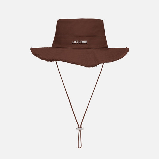 Jacquemus bucket hat size 58 brown - BusDeals