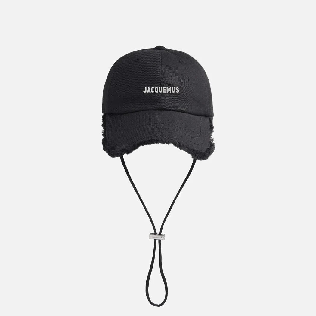 Jacquemus fringe baseball cap Black - BusDeals